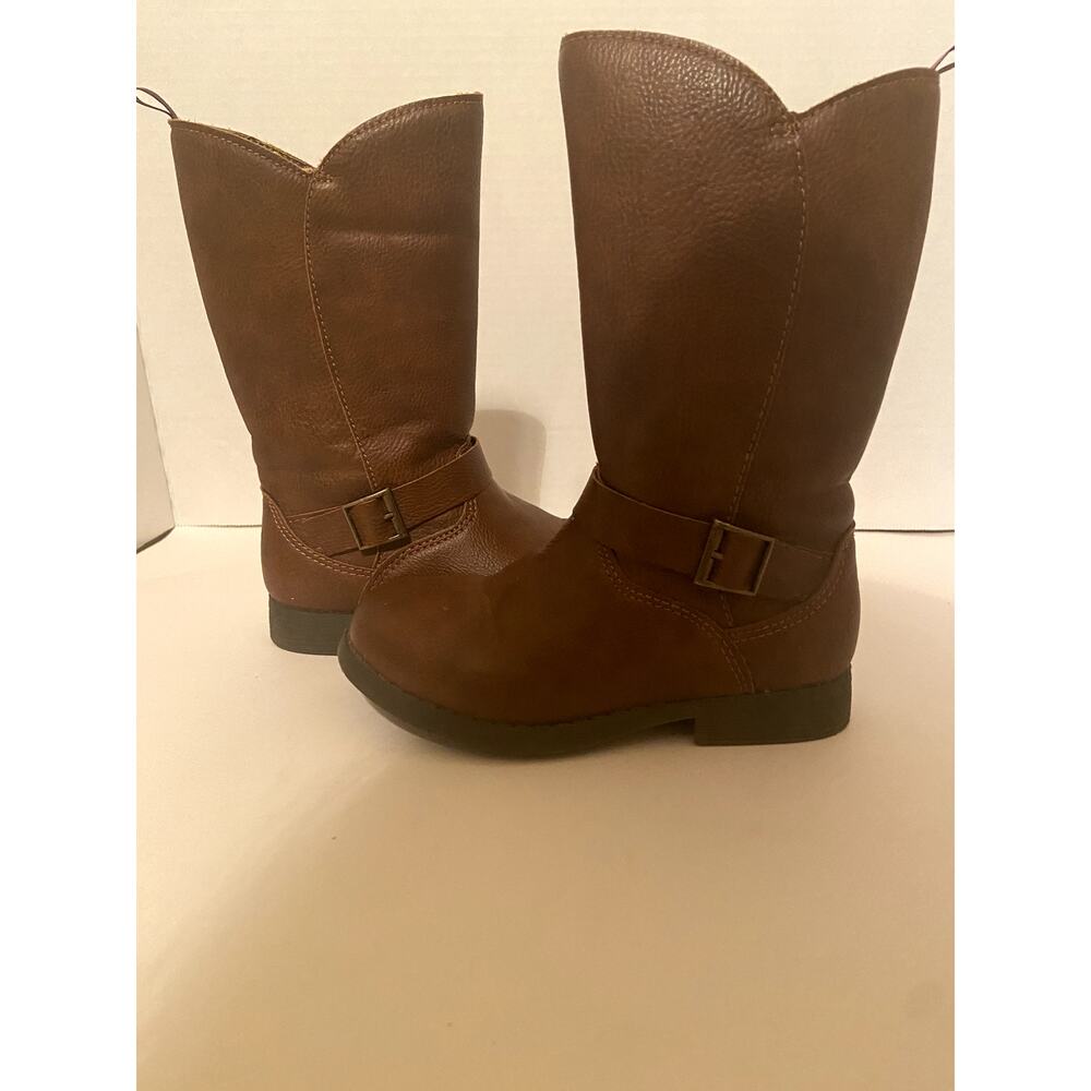 CHILDRENS BOOTS SIZE 10 BROWN BY OSH KOSH